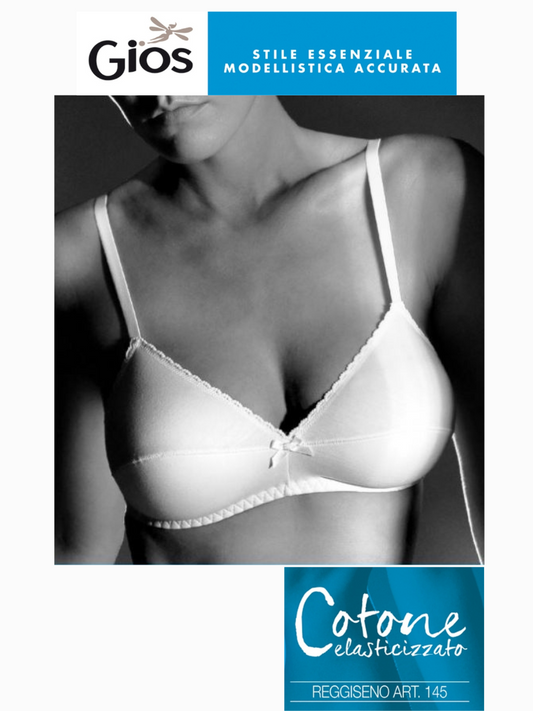 GIOS - Reggiseno in cotone elasticizzato - Art.145
