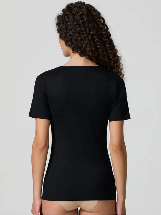 T-shirt Donna Cotone e Pizzo Macramè Jadea 9002 - 3 Pezzi