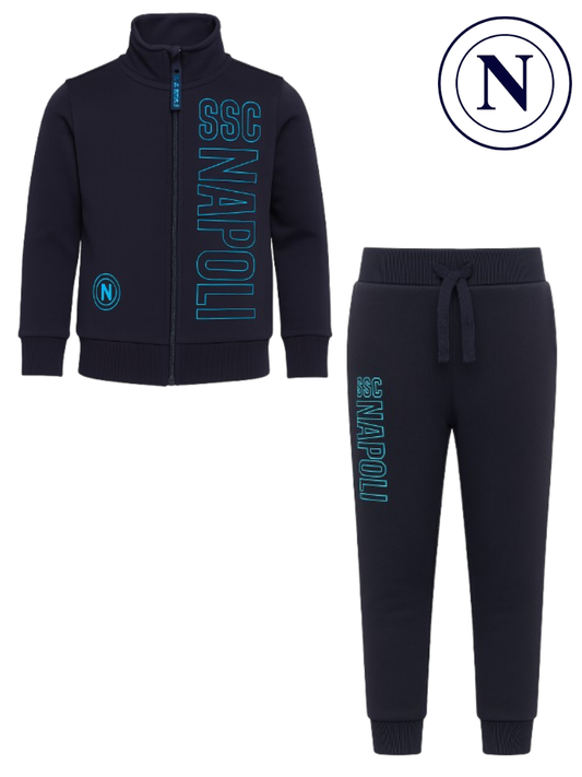 Tuta bimbo SSC NAPOLI in felpa full zip - F30 1160