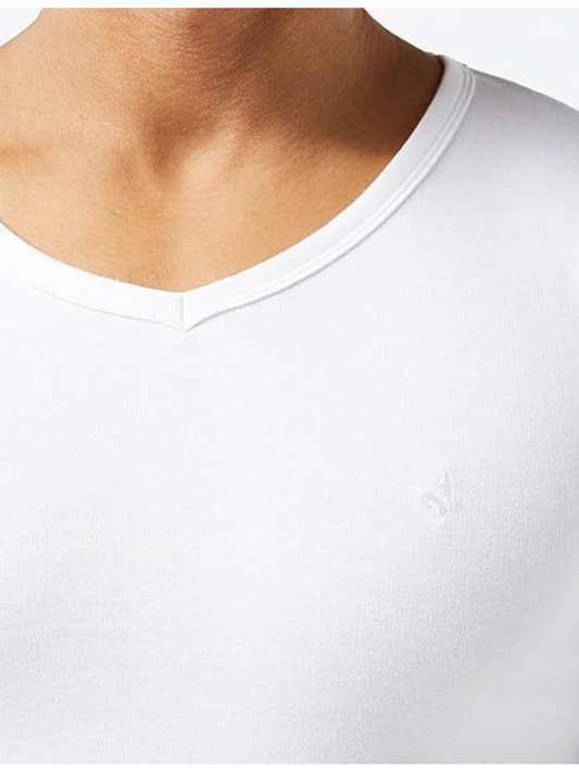 NAVIGARE - 114 Maglia Uomo Manica Lunga Scollo V Caldo Cotone - 3 Pezzi
