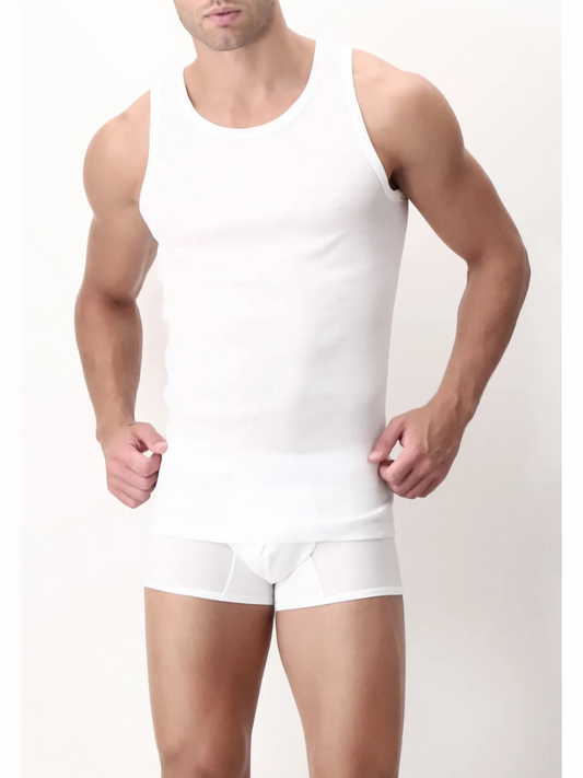 PEROFIL - Canotta Uomo Spalla Larga Filo di Scozia - VPRT00172