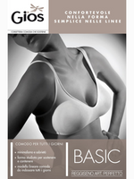 GIOS - Reggiseno in microfibra doppiato senza cuciture - Art. PERFETTO