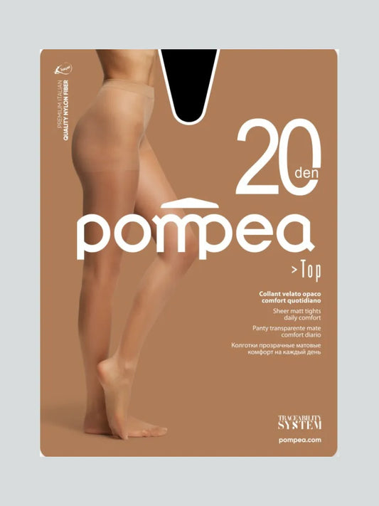 Pompea - Collant Velato 20 Denari Opaco TOP 20 - 6 Pezzi