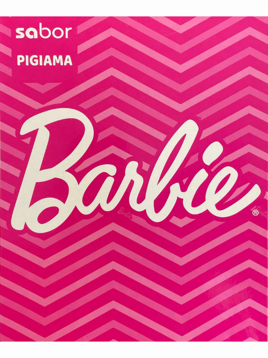 SABOR - Pigiama bambina BARBIE in cotone felpato - 1771