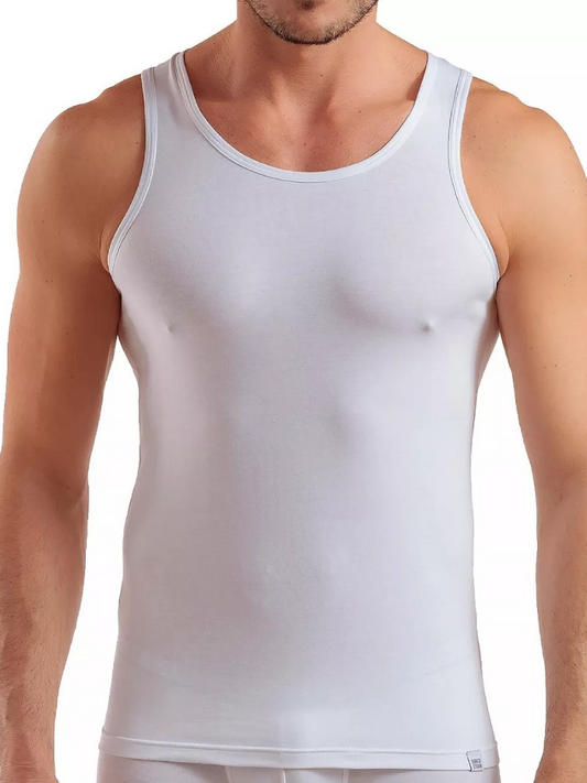 ENRICO COVERI - ET1102 Canotta uomo cotone pettinato - 3 pezzi