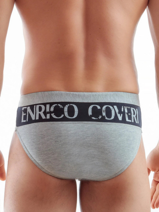 ENRICO COVERI - ES1512 Slip uomo cotone elasticizzato - 6 pezzi