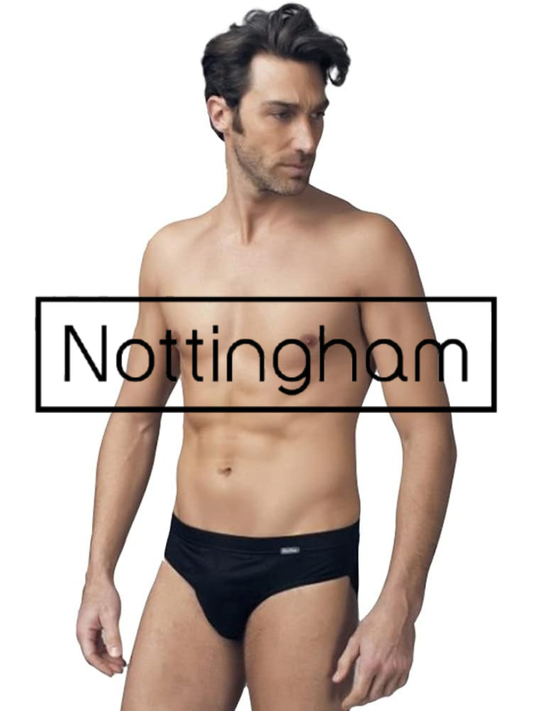 NOTTINGHAM - Slip uomo in filo di scozia elastico interno 6 Pezzi - SM326