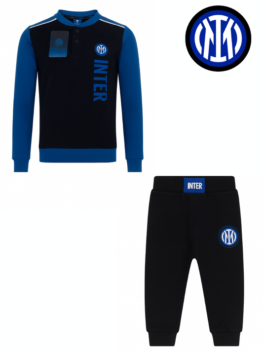 Pigiama bimbo INTER in caldo cotone - T30 1185