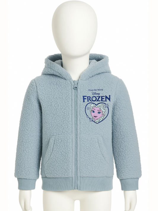 SABOR - Felpa bimba Sherpa con Cappuccio FROZEN - DY55L0722