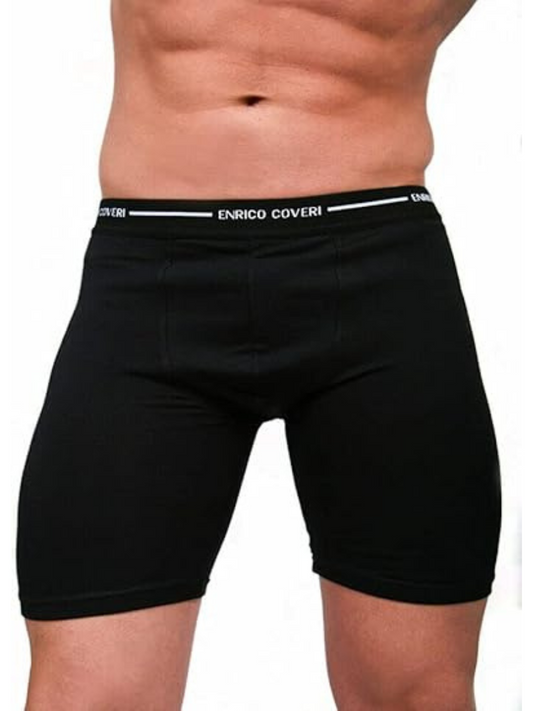 ENRICO COVERI - EB1000 Mutanda lunga uomo elastico esterno - 6 pezzi
