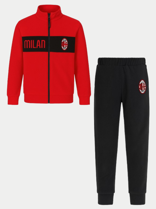 Tuta ragazzo in pile full zip MILAN - P20 1205