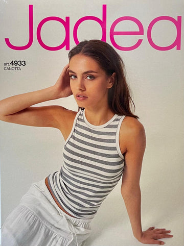 JADEA - Canotta scollo healter con lurex - 4933