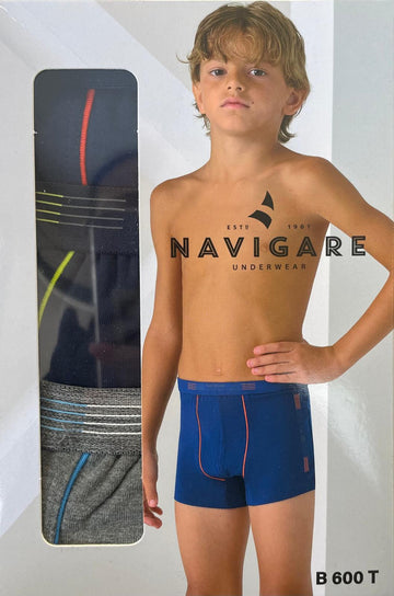NAVIGARE - Boxer bimbo elastico esterno 3 pezzi - B600T