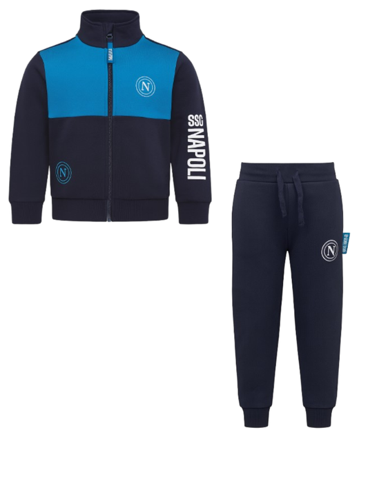 Tuta bimbo SSC NAPOLI in felpa full zip - F30 1165