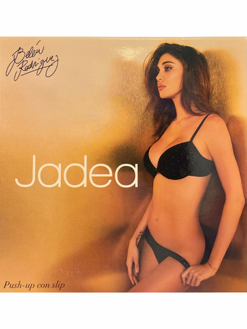 JADEA - Coordinato push-up + brasiliana in velluto linea GALA' - 4042