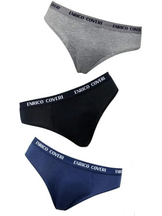ENRICO COVERI - ES4000 Slip bimbo cotone elasticizzato - 6 pezzi
