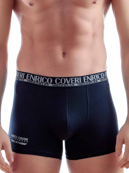 ENRICO COVERI - EB1500 Boxer uomo cotone elasticizzato - 6 pezzi