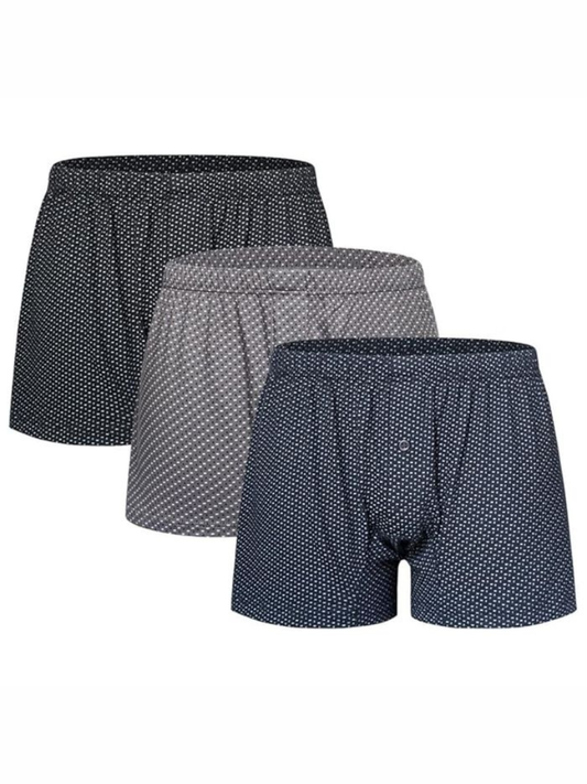 NOTTINGHAM -  BX765 Boxer uomo in cotone apertura anteriore - 6 Pezzi