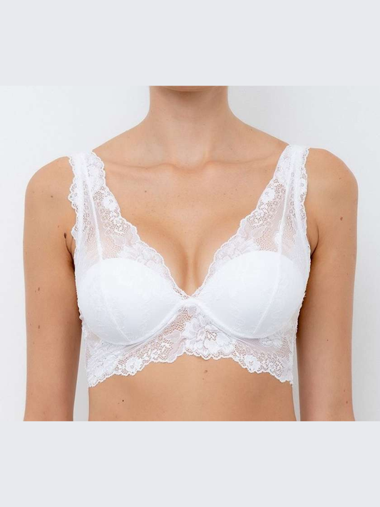 LORMAR -  Bralette GEM in pizzo con ferretto