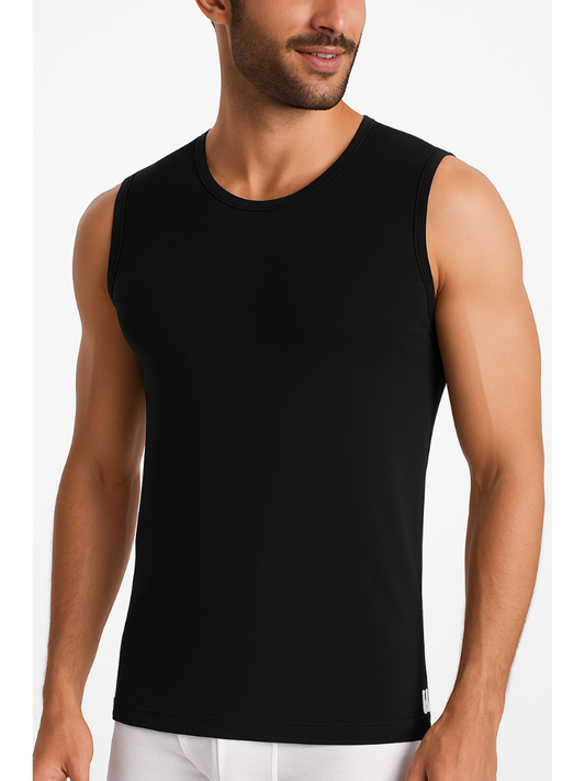 LOTTO - LT1013 Smanicato uomo in cotone bielastico - 3 pezzi
