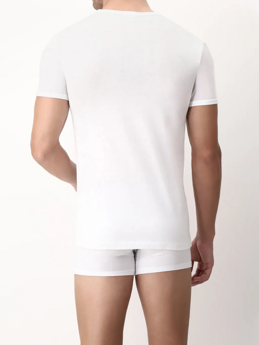 CAGI - T-shirt Girocollo Uomo in cotone Filo di scozia - 1318