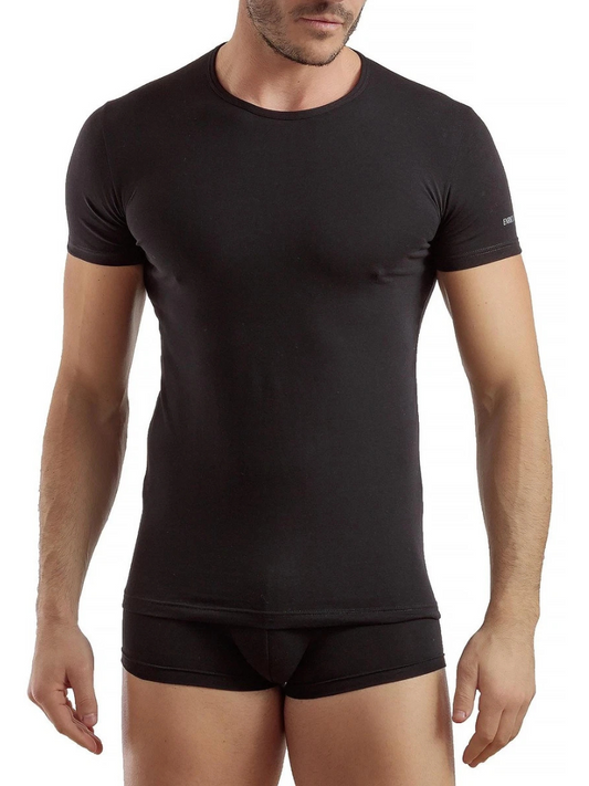 ENRICO COVERI - ET1000 T-shirt uomo cotone bielastico - 3 pezzi