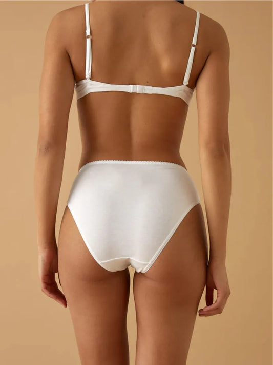 Slip Donna Jadea 529 Cotone Modal e Pizzo - 6 Pezzi