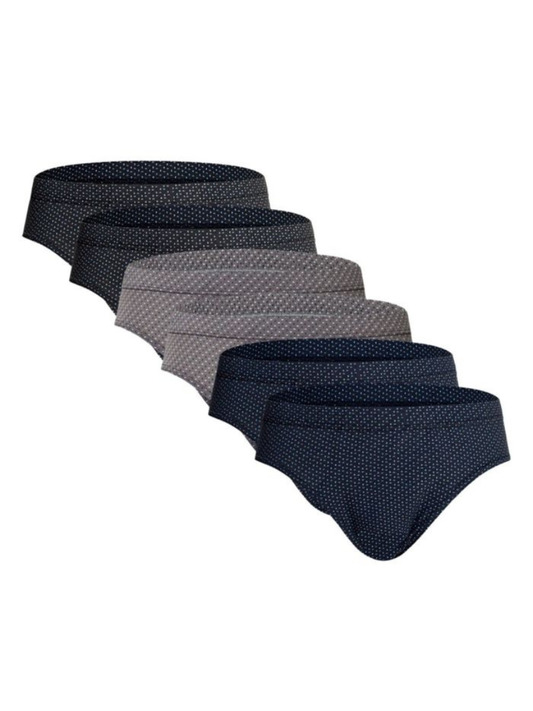 NOTTINGHAM - Slip uomo in cotone elastico interno 6 Pezzi - SM765