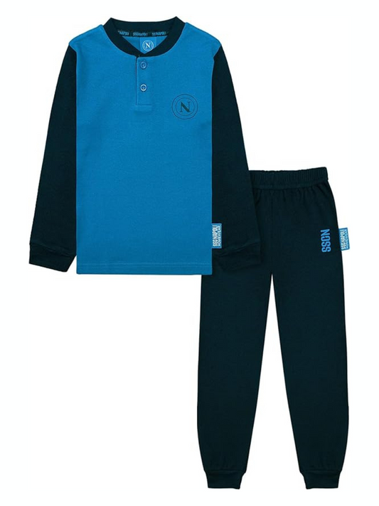 Pigiama uomo SSC NAPOLI in caldo cotone - T10 1170