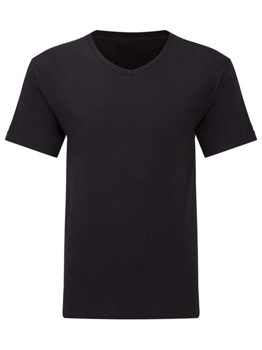 LOTTO - LT1011 T-shirt uomo scollo V  in cotone bielastico - 3 pezzi