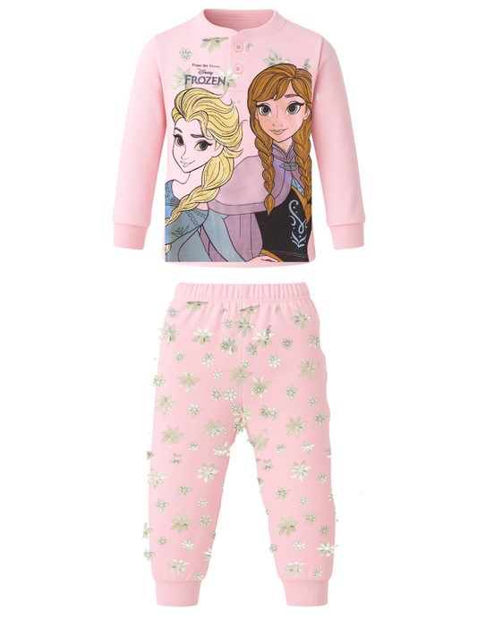 SABOR - Pigiama bambina FROZEN in cotone felpato - 3578