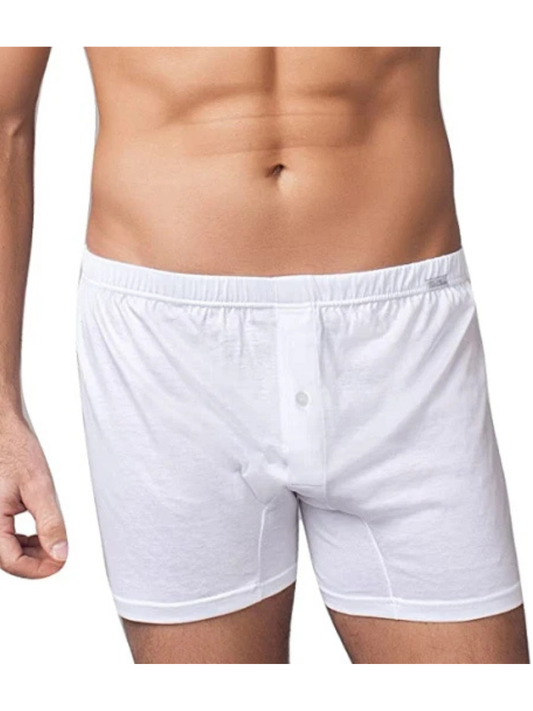 NOTTINGHAM - B12930 Boxer uomo in filo di scozia apertura anteriore - 3 Pezzi