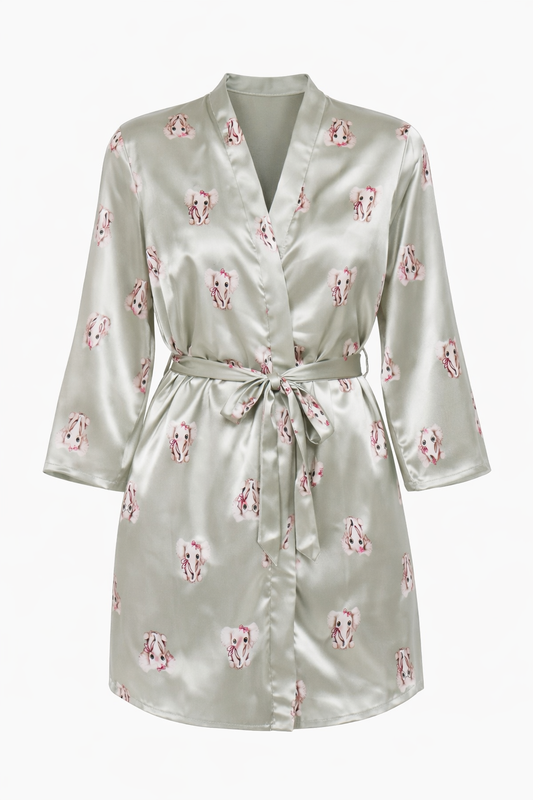 KISSIMO - Kimono in satin ELEFANTINO - RS762
