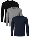 NOTTINGHAM - JAZZ T-Shirt manica lunga uomo girocollo in caldo cotone - 3 Pezzi