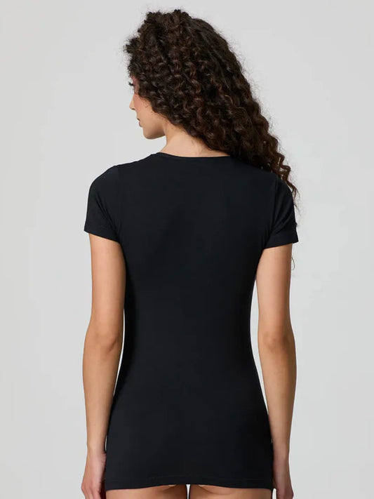 T-Shirt Donna Girocollo in Cotone Modal 4180