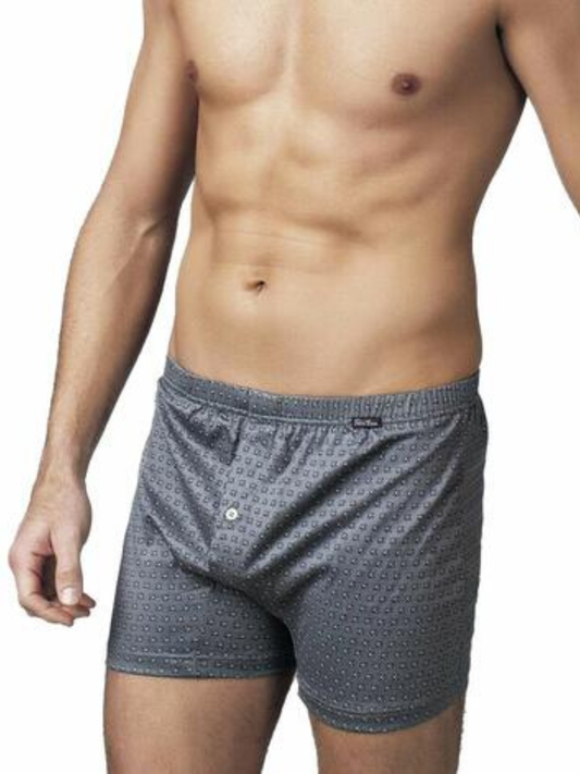 NOTTINGHAM - B416 Boxer uomo in filo fi scozia con apertura - 6 Pezzi