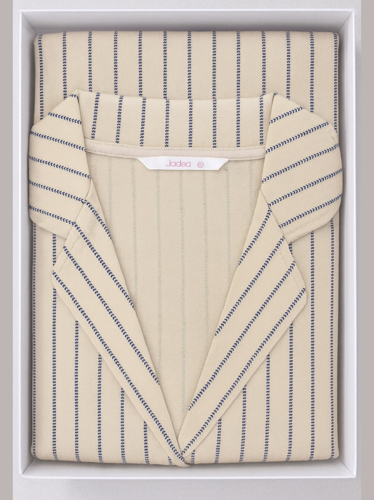 JADEA - Pigiama donna in caldo cotone modello camicia - 5264