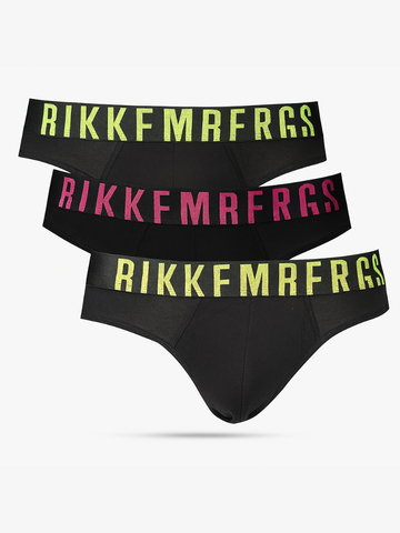 BIKKEMBERGS - Slip uomo elastico esterno - 3 Pezzi