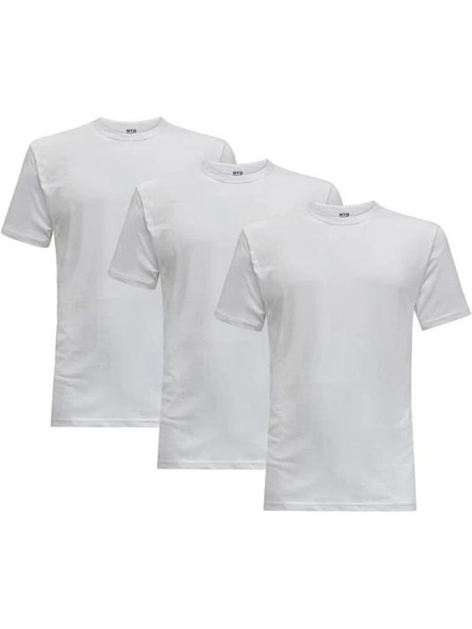 NOTTINGHAM - T-Shirt uomo girocollo in 100% cotone - 3 Pezzi