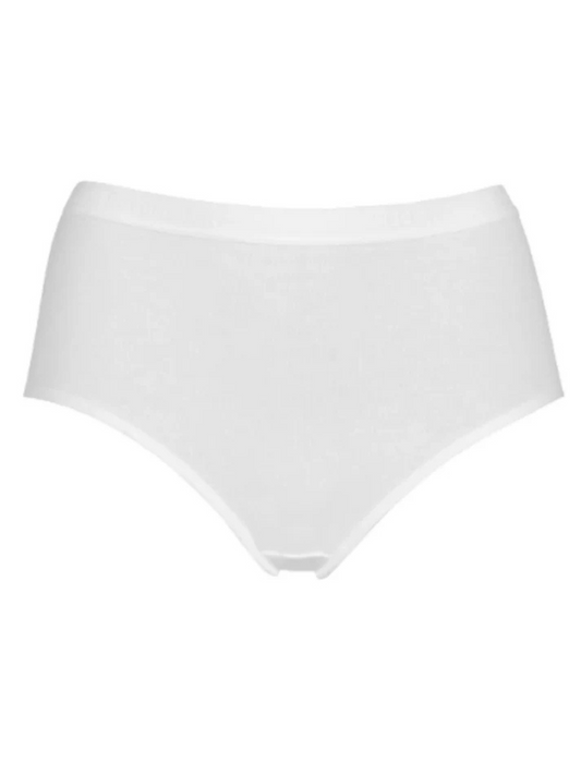 COTONELLA - Slip midi in cotone bielastico elastico esterno 8126 - 6 Pezzi