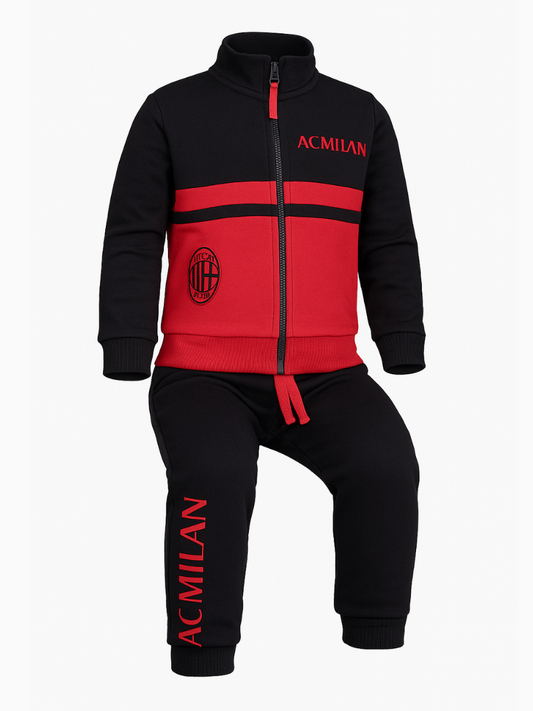 Tuta bambino MILAN in felpa full zip - F30 1190
