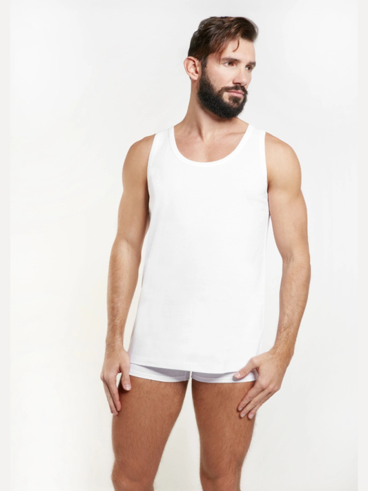 NOTTINGHAM - Canotta uomo in cotone jersey spalla larga 3 Pezzi - VL6100
