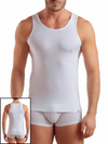 ENRICO COVERI - ET1002 Canotta uomo cotone bielastico - 3 pezzi