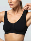 Pompea - Brassiere Spalla Larga in Microfibra SEAMLESS - 3 Pezzi