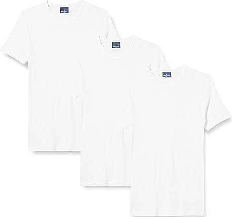 NAVIGARE - 112 T-Shirt Uomo Scollo V Caldo Cotone - 3 Pezzi