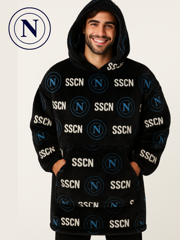Poncho in Coral SSC NAPOLI