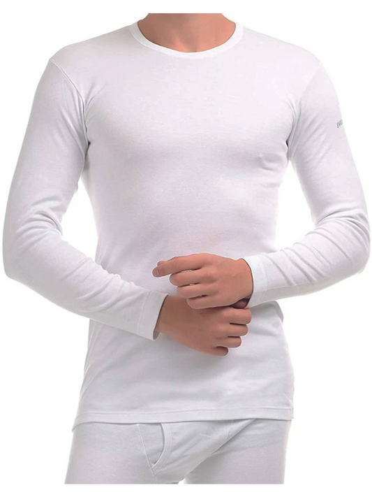 ENRICO COVERI - ET1004 Maglia uomo manica lunga cotone bielastico