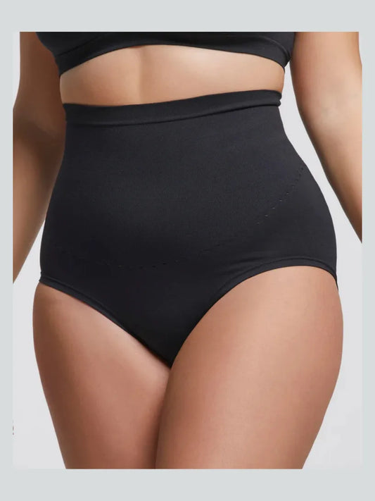 Pompea - Slip Donna in Microfibra Vita Alta COMFORT SIZE - 3 Pezzi