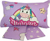HERMET - Completo letto singolo UNICORNO 100% cotone