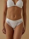 Slip Donna Jadea 8012 Taglio Laser con Pizzo - 6 Pezzi